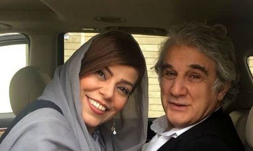 قاب عاشقانه | مهدی هاشمی و همسر دوم جوانش در اصفهان