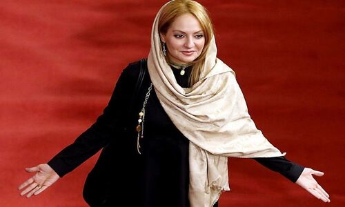 عکس عروسی  مهناز افشار و پسر وزیر با مهریه‌ ۱۰ شاخه گل نرگس