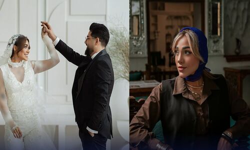 آلبوم عروسی رویا وحدتی و شوهر بازیگرش